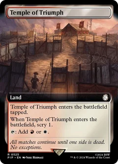 Temple of Triumph (Extended Art) Foil 525
