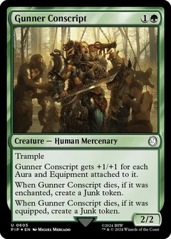 Gunner Conscript (Surge Foil) 605