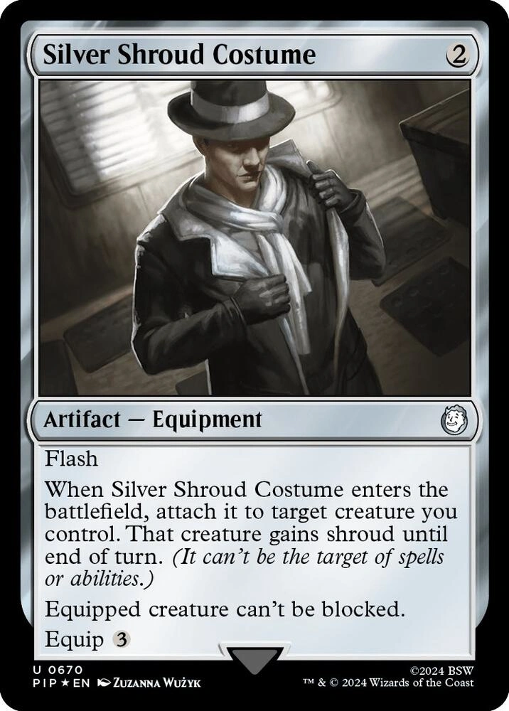 Silver Shroud Costume (Surge Foil)