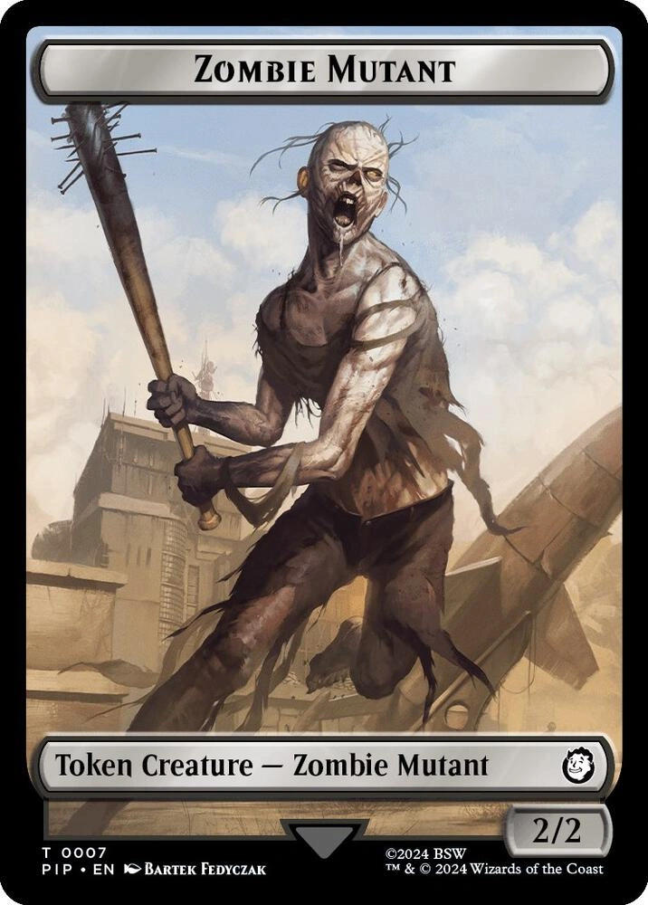 Zombie Mutant // Clue Double-Sided Token
