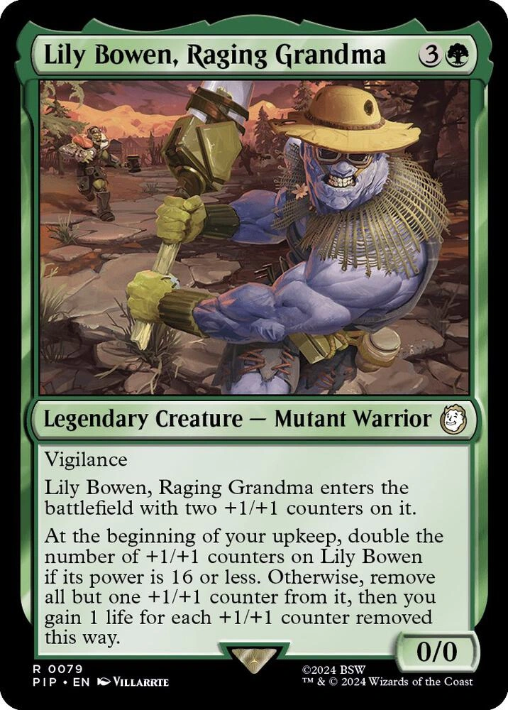 Lily Bowen, Raging Grandma Foil
