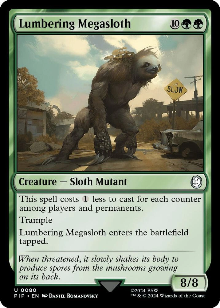 Lumbering Megasloth Foil