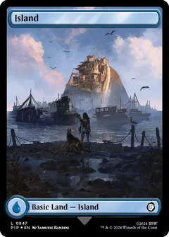 Island (0847) (Surge Foil) 847