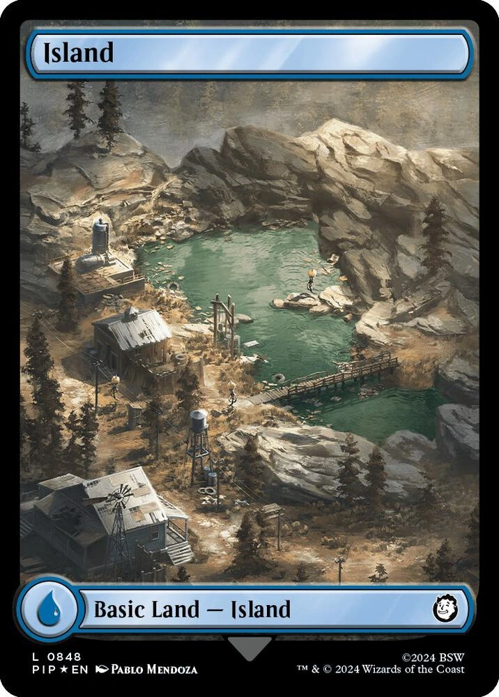 Island (0848) (Surge Foil)