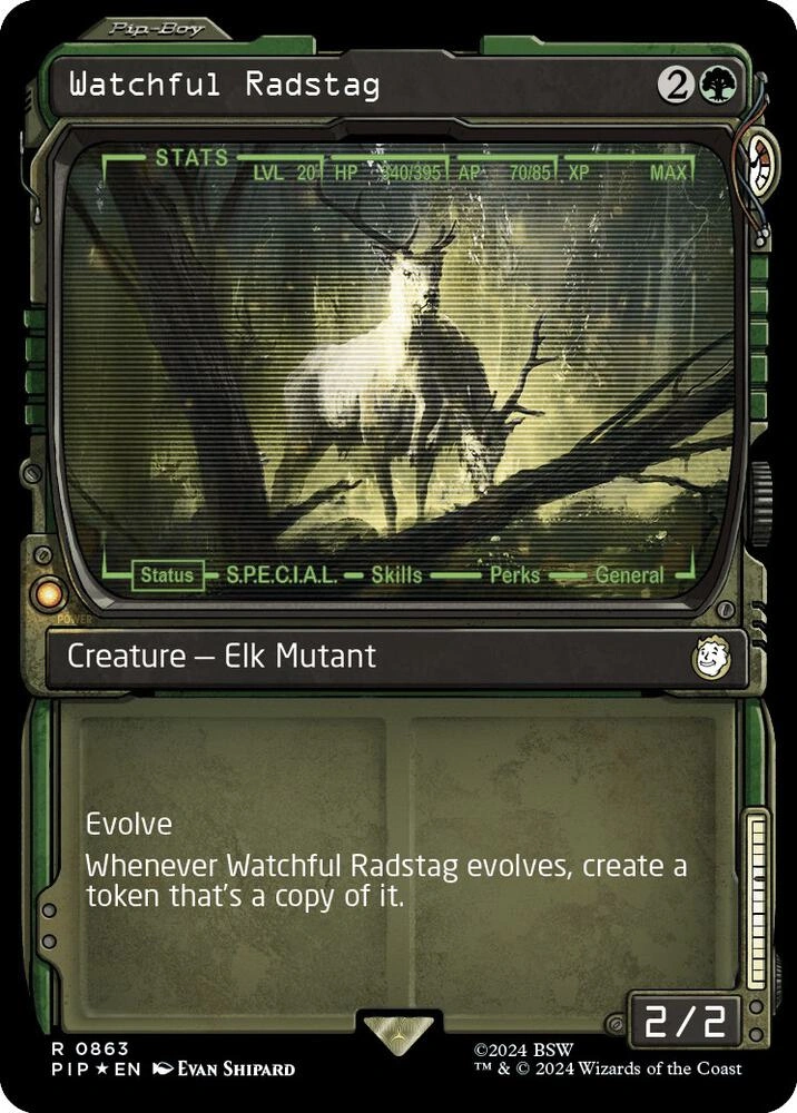 Watchful Radstag (Showcase) (Surge Foil)