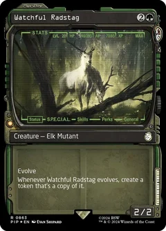 Watchful Radstag (Showcase) (Surge Foil) 863