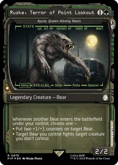 Ruzka, Terror of Point Lookout - Ayula, Queen Among Bears (Showcase) (Surge Foil) 876