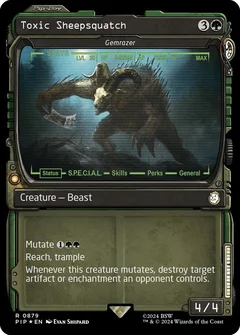Toxic Sheepsquatch - Gemrazer (Showcase) (Surge Foil) 879