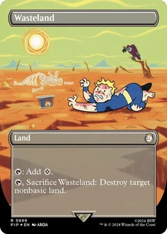 Wasteland (Borderless) (Surge Foil) 889