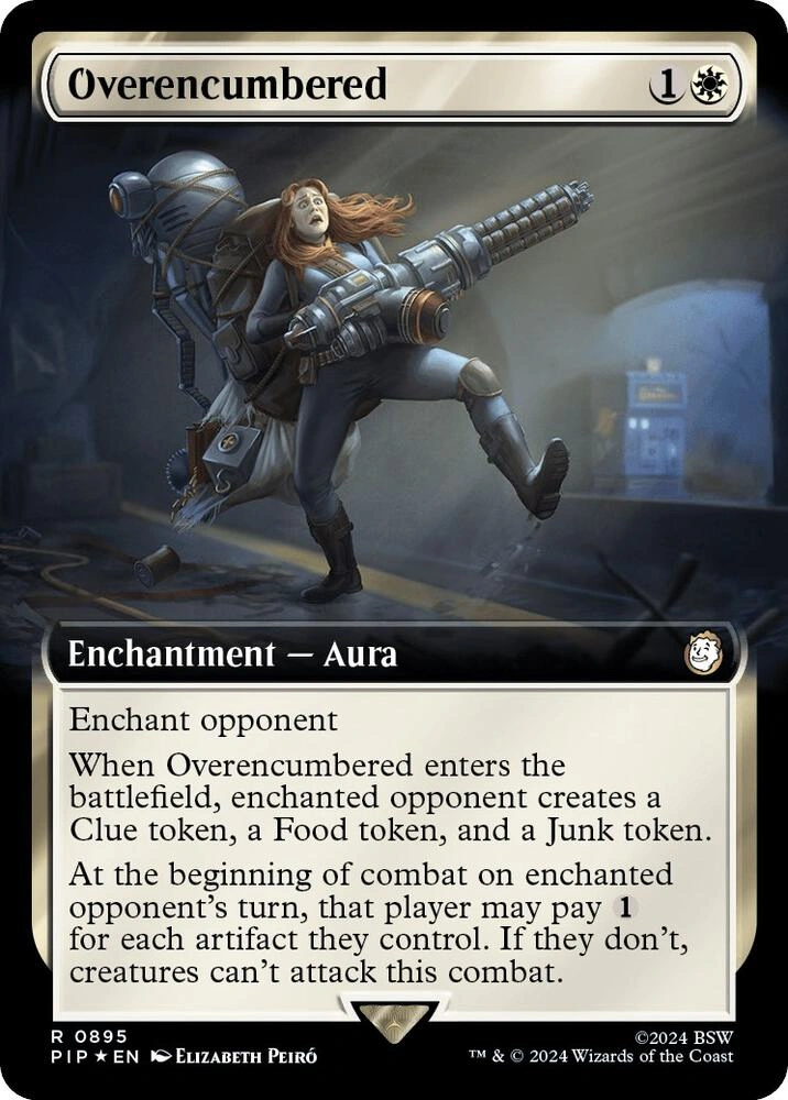 Overencumbered (Extended Art) (Surge Foil)