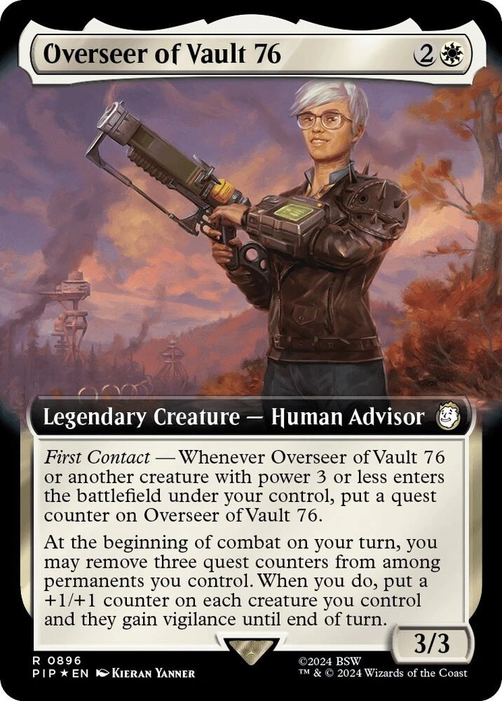 Overseer of Vault 76 (Extended Art) (Surge Foil)