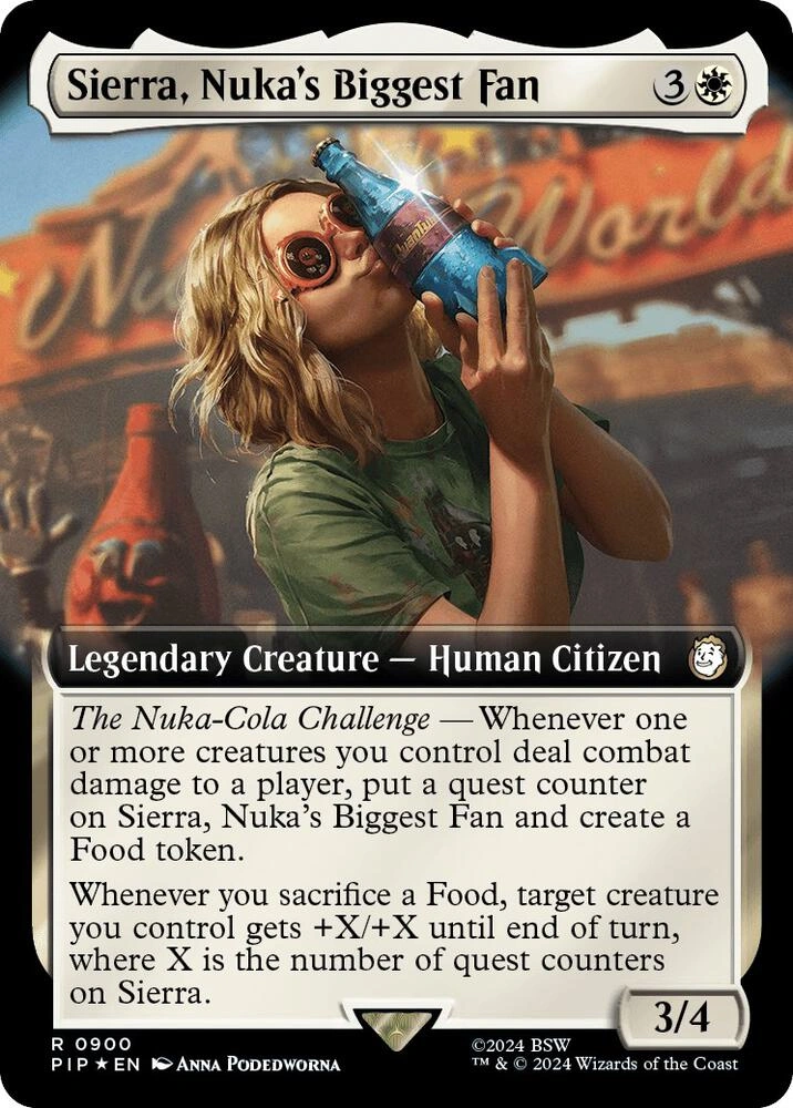 Sierra, Nuka's Biggest Fan (Extended Art) (Surge Foil)