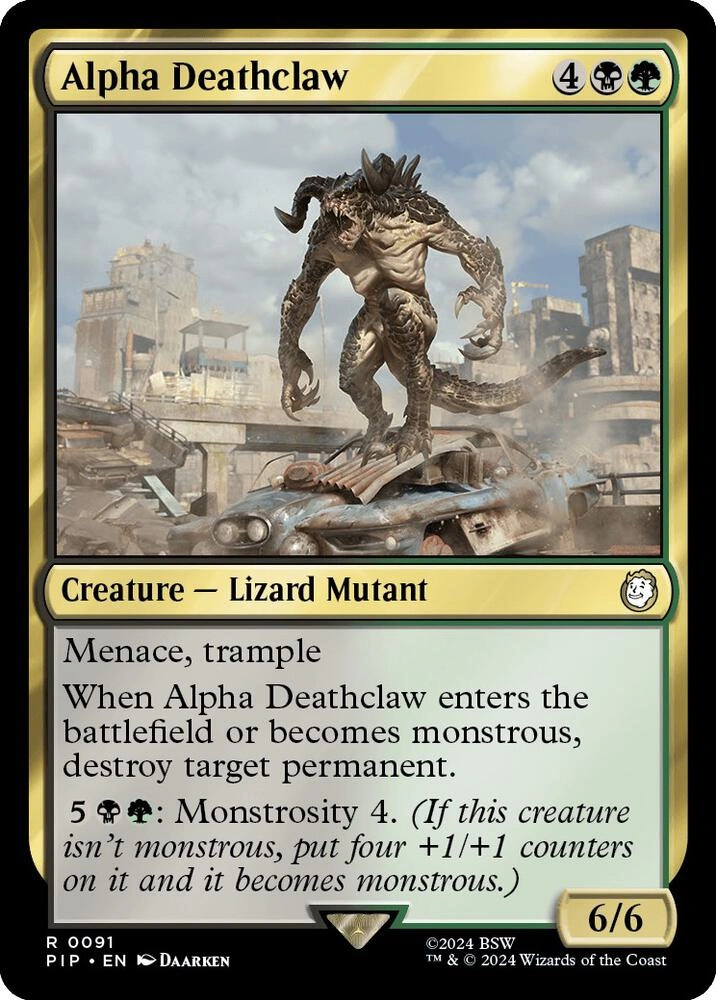Alpha Deathclaw Foil
