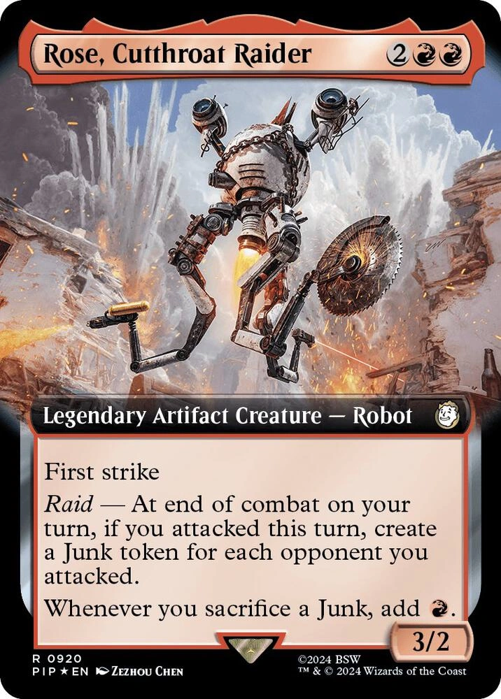 Rose, Cutthroat Raider (Extended Art) (Surge Foil)