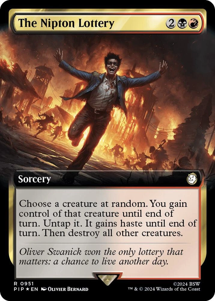 The Nipton Lottery (Extended Art) (Surge Foil)