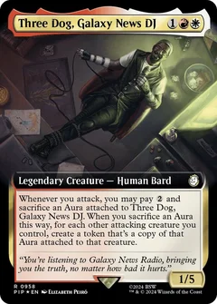Three Dog, Galaxy News DJ (Extended Art) (Surge Foil) 958