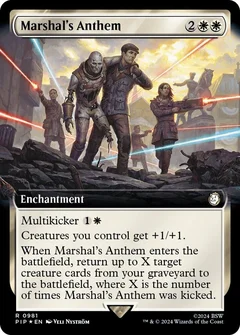 Marshal's Anthem (Extended Art) (Surge Foil) 981