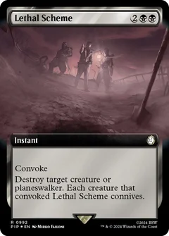 Lethal Scheme (Extended Art) (Surge Foil) 992