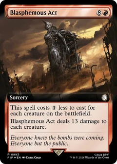 Blasphemous Act (Extended Art) (Surge Foil) 993