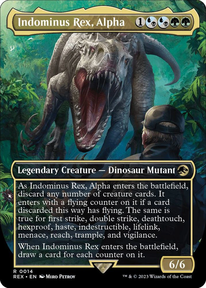 Indominus Rex, Alpha (Borderless) Foil