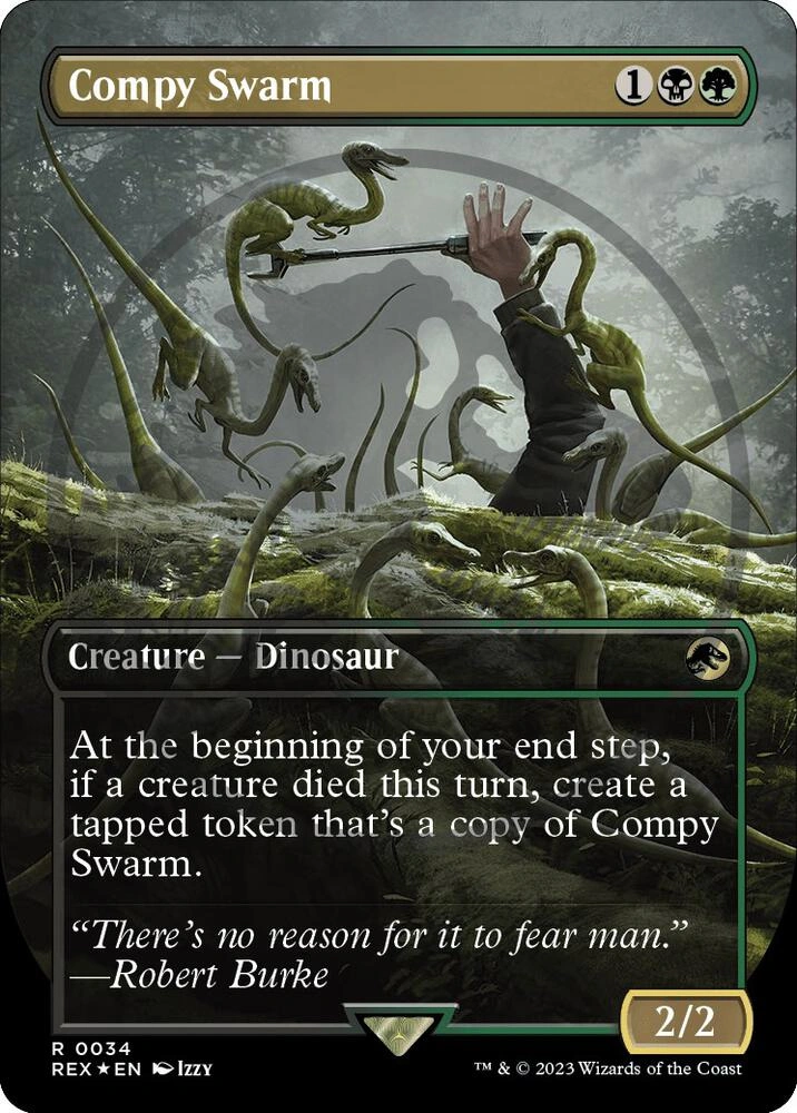 Compy Swarm (Borderless) (Emblem) Foil