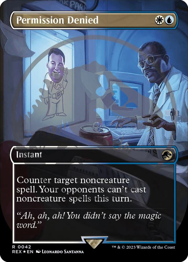 Permission Denied (Borderless) (Emblem) Foil