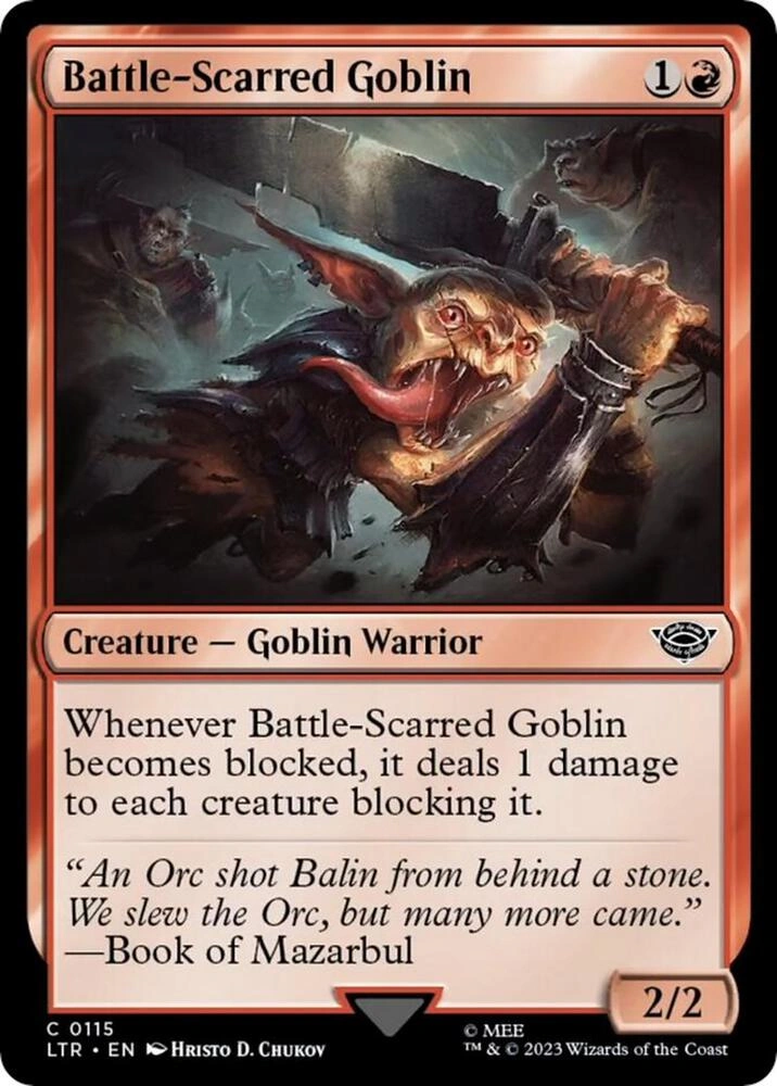 Battle-Scarred Goblin Foil
