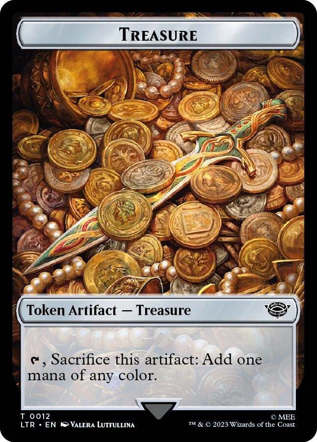 Treasure // Food (0010) Double-Sided Token Foil