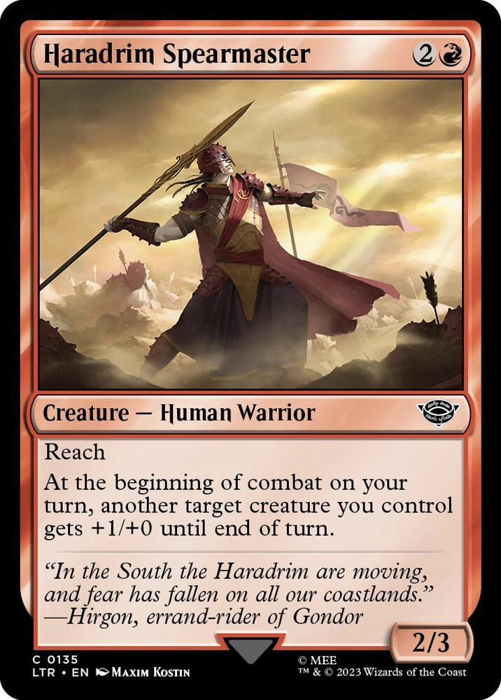 Haradrim Spearmaster Foil