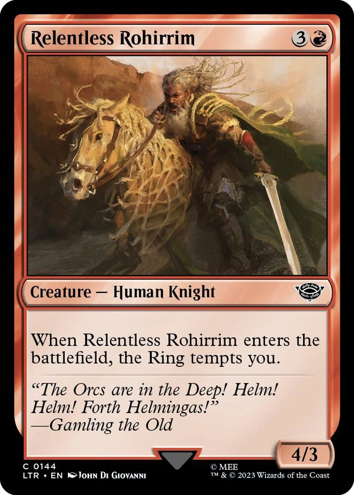 Relentless Rohirrim Foil