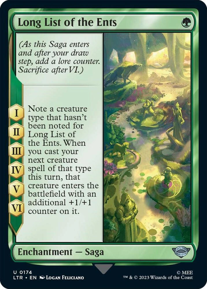 Long List of the Ents Foil