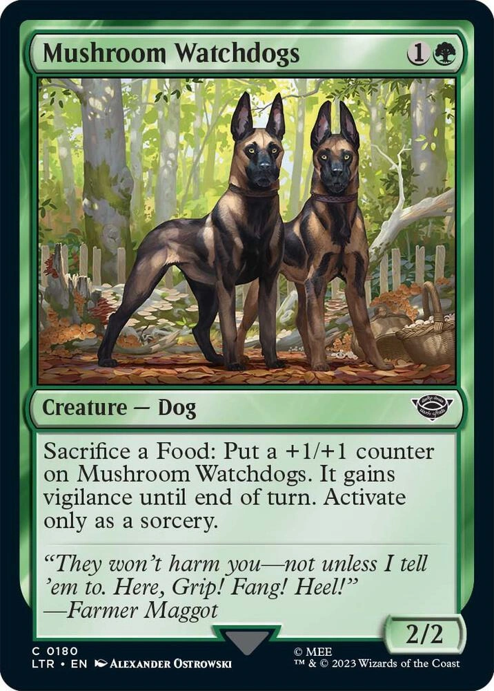 Mushroom Watchdogs Foil