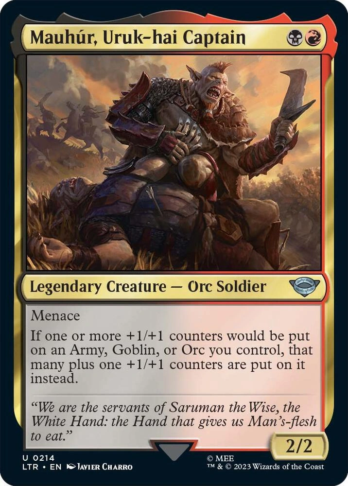 Mauhur, Uruk-hai Captain Foil
