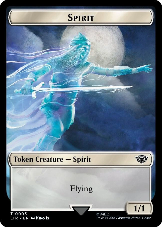Spirit // Food (0009) Double-Sided Token Foil