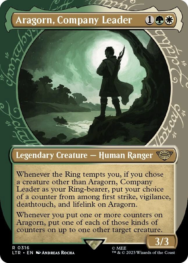 Aragorn, Company Leader (Showcase) Foil