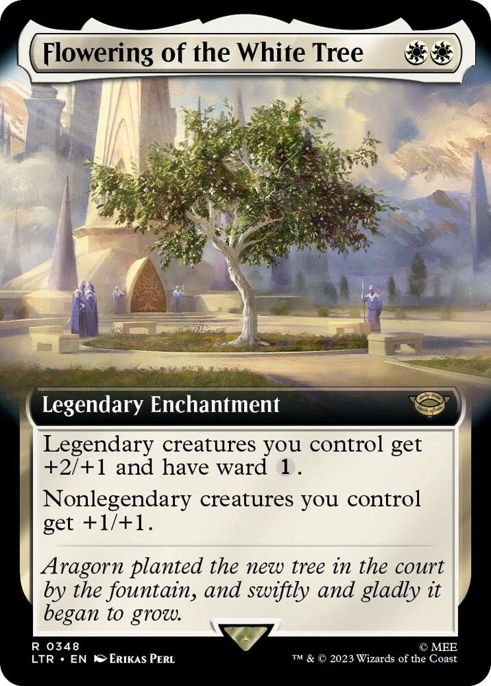 Flowering of the White Tree (Extended Art) Foil