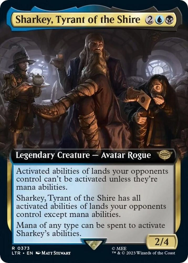 Sharkey, Tyrant of the Shire (Extended Art)