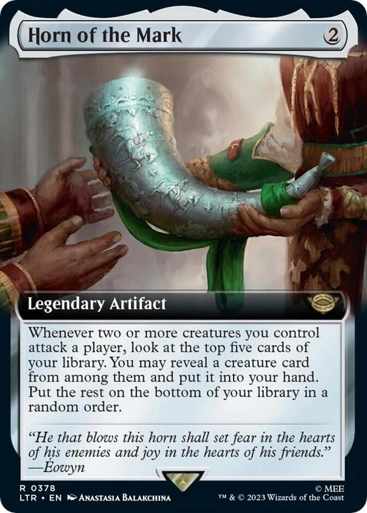 Horn of the Mark (Extended Art) Foil