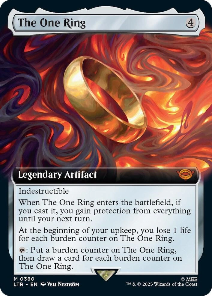 The One Ring (Extended Art) Foil