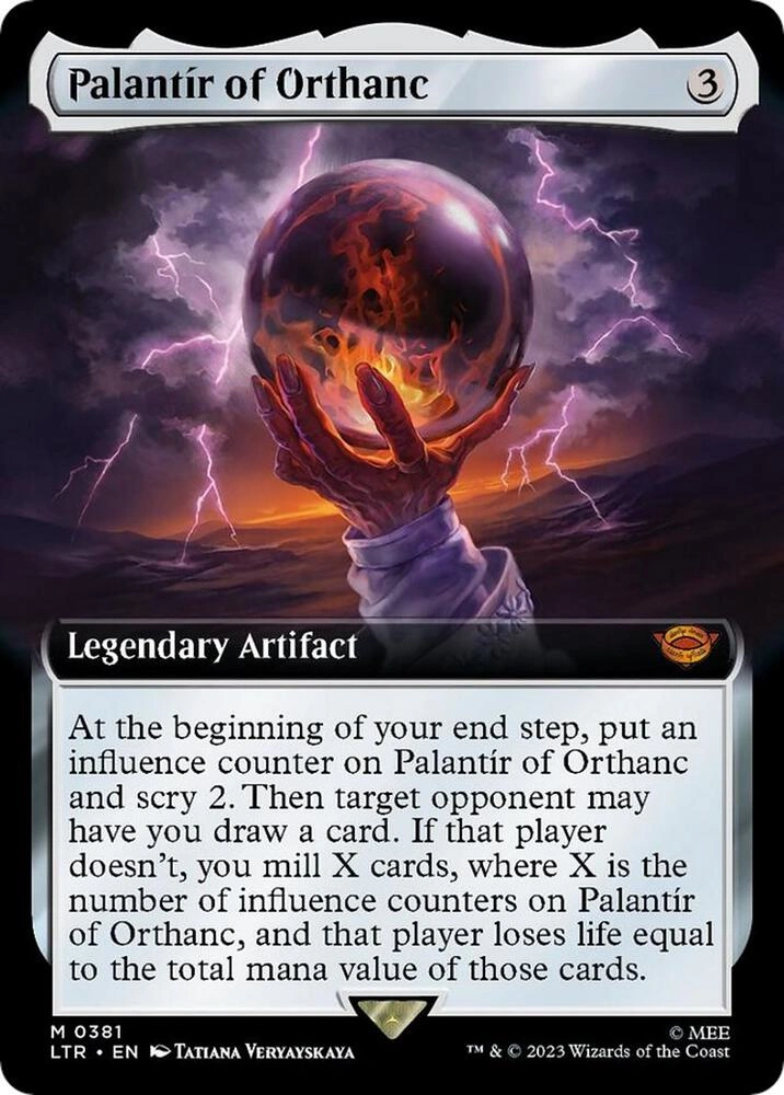 Palantir of Orthanc (Extended Art) Foil