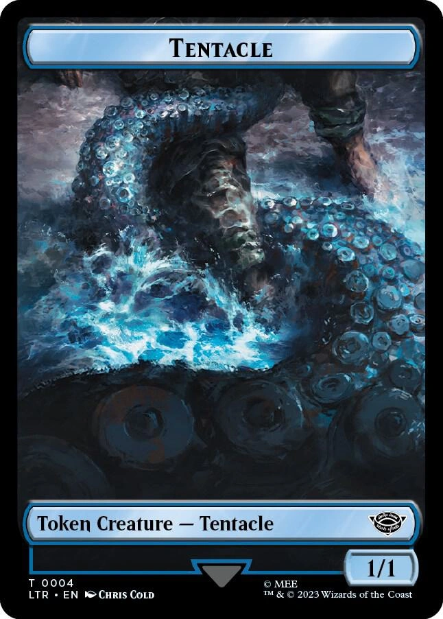 Tentacle // Food (0009) Double-Sided Token Foil