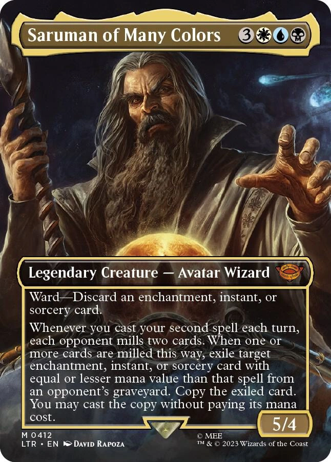 Saruman of Many Colors (Borderless) Foil