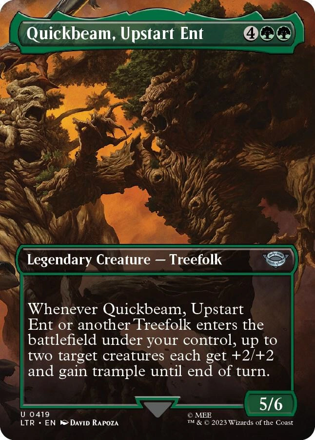 Quickbeam, Upstart Ent (Borderless) Foil