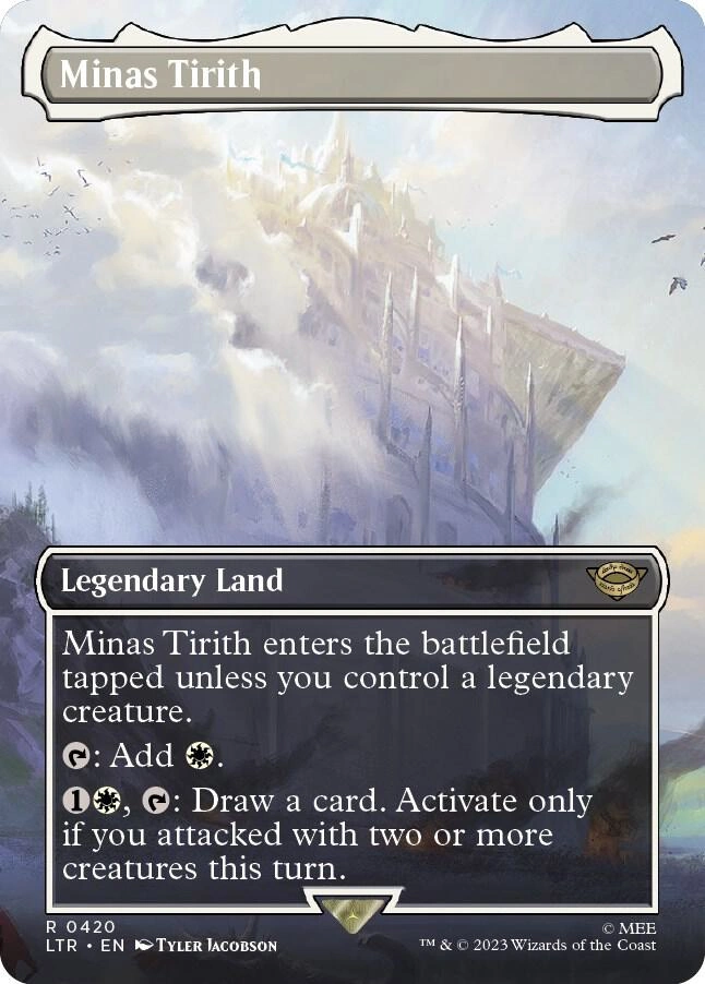 Minas Tirith (0420) (Borderless) Foil