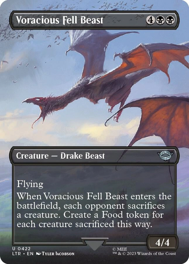 Voracious Fell Beast (Borderless) Foil