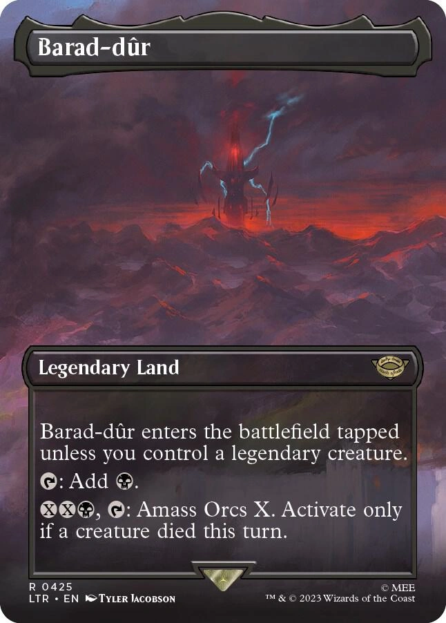 Barad-dur (0425) (Borderless) Foil
