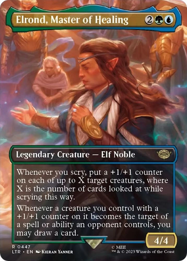 Elrond, Master of Healing (Borderless) Foil