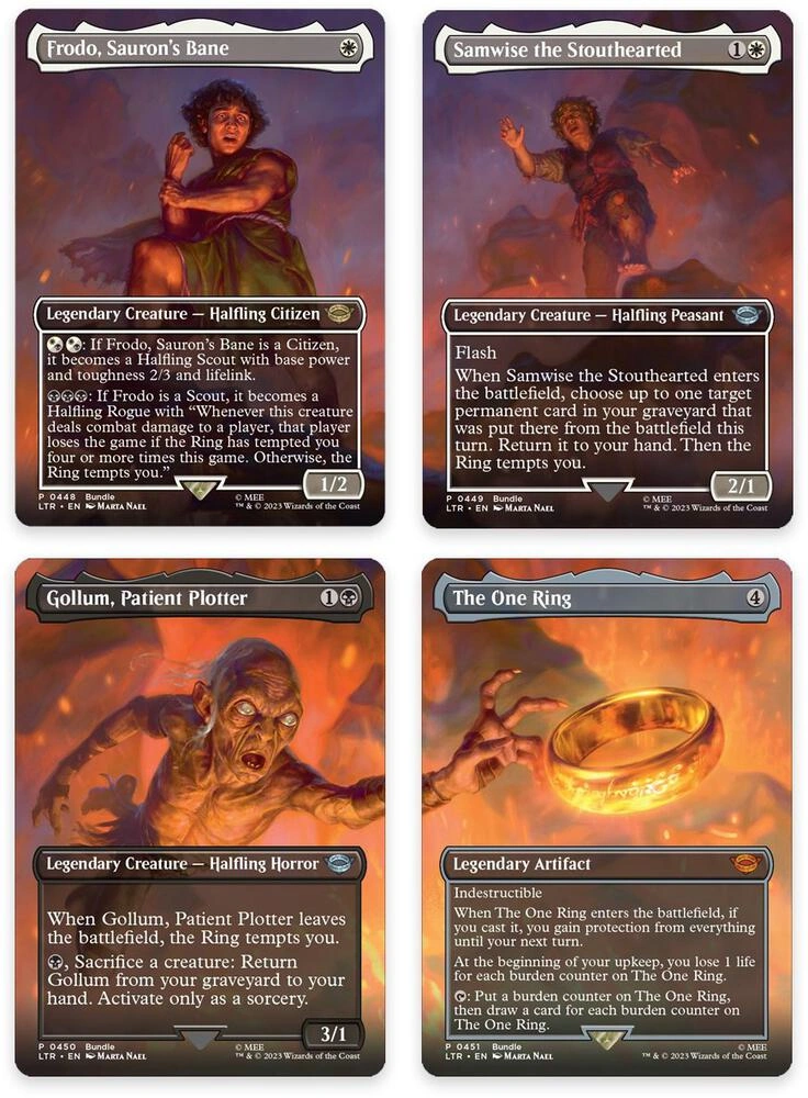 Mount Doom Scene [Set of 4] Foil