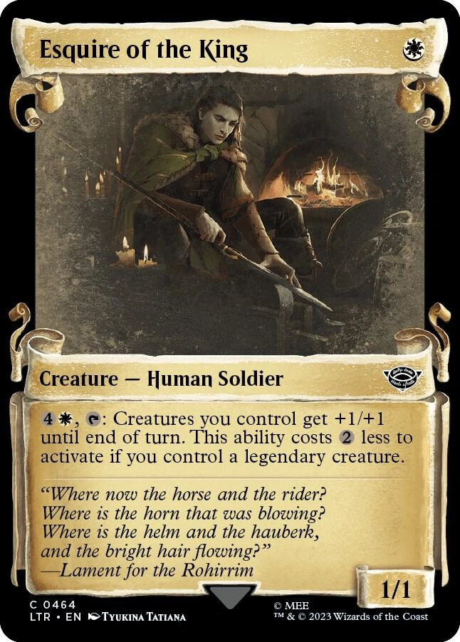 Esquire of the King (Showcase Scrolls) Foil