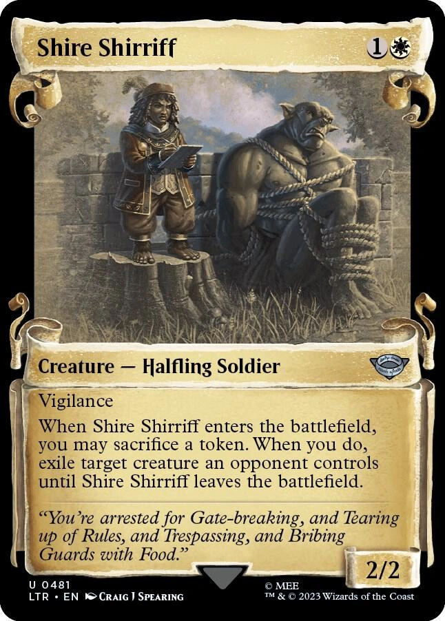 Shire Shirriff (Showcase Scrolls) Foil